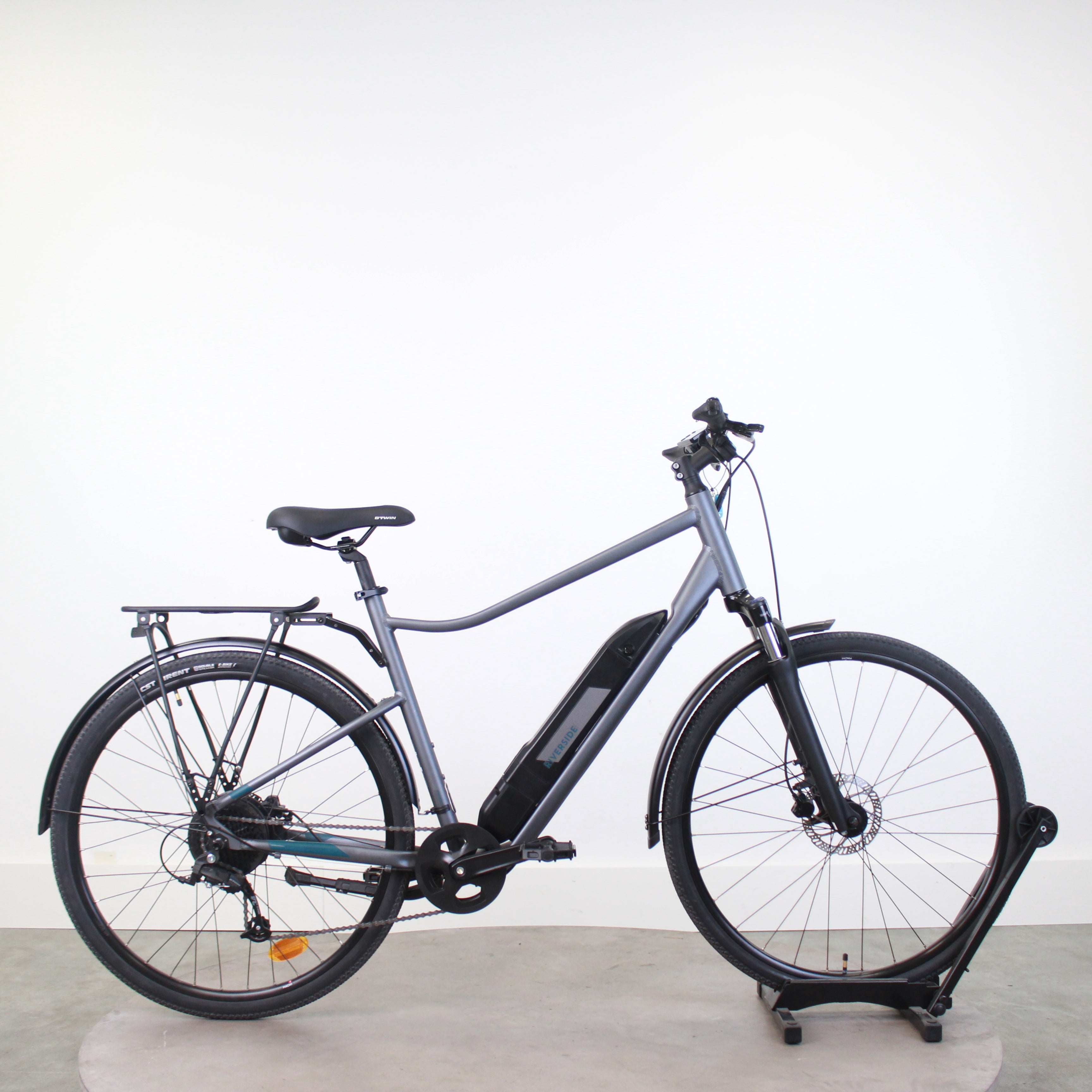 Riverside Velo Electrique 100 Km Autonomie VTC électrique Btwin