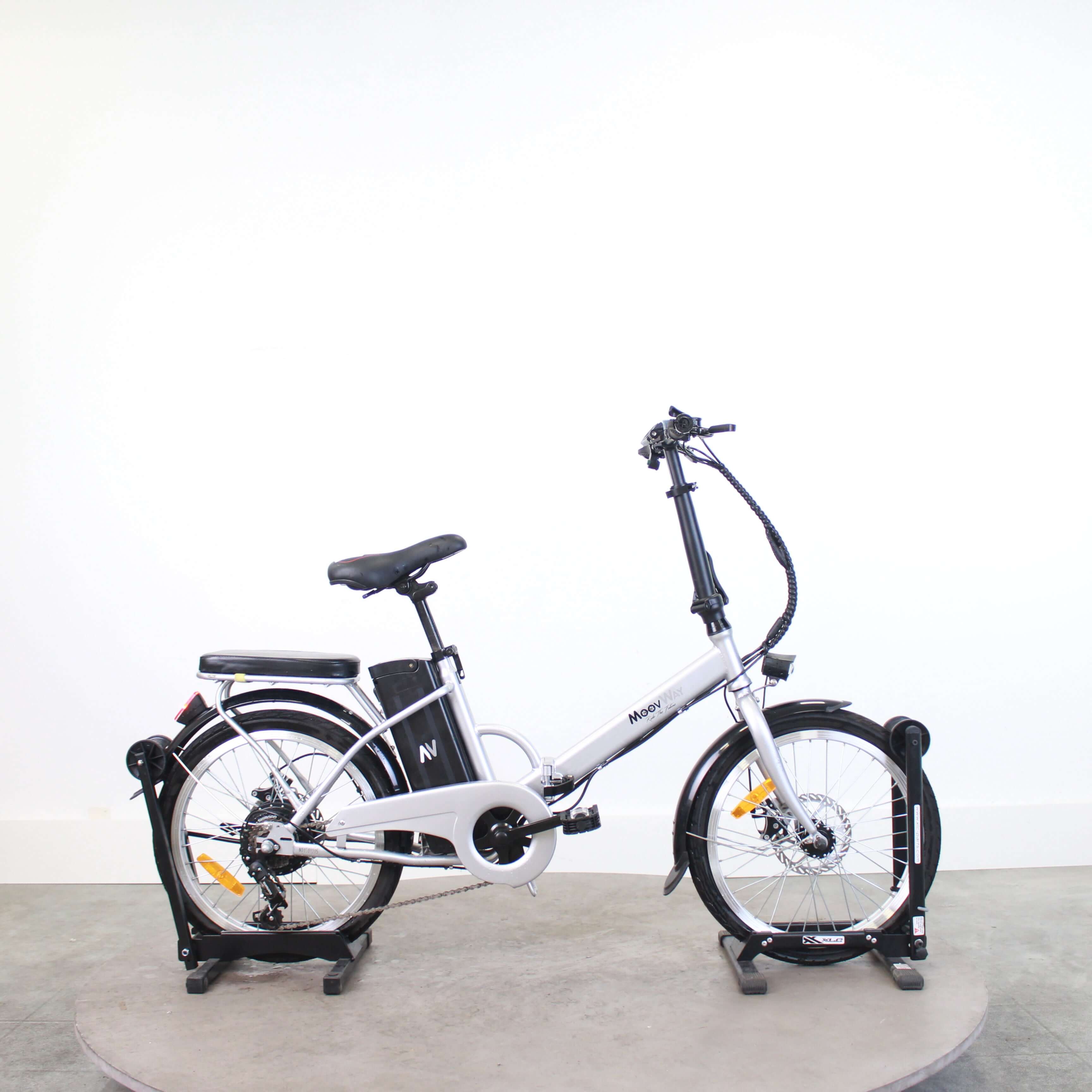 Vélo pliant électrique MoovWay Urban Argent - Main Image