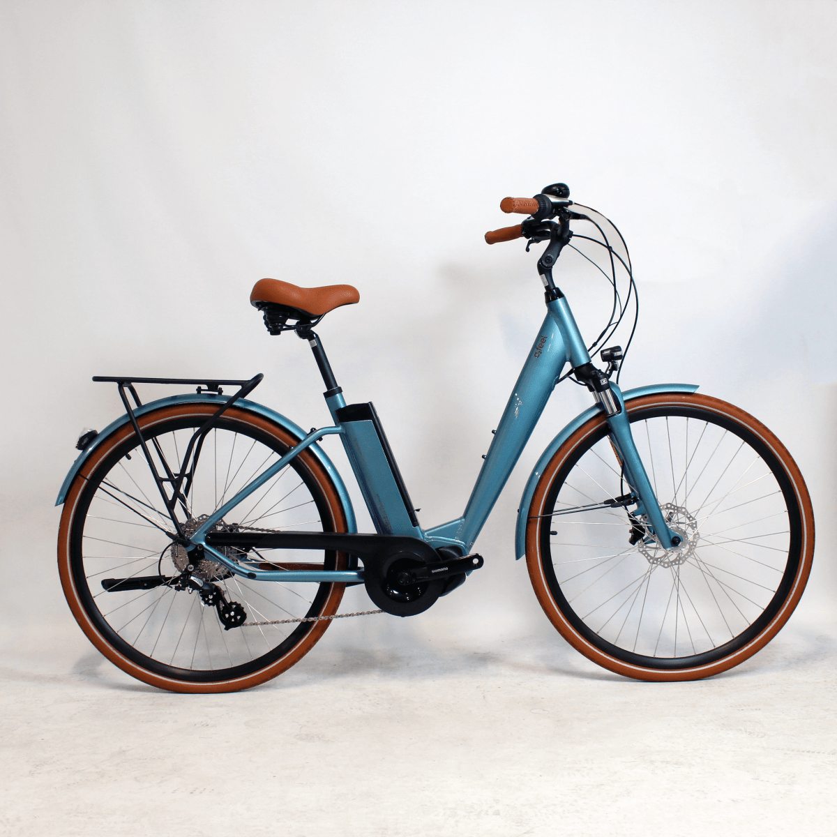 Vélo électrique O2 Feel iVog City Up 4.1 bleu
