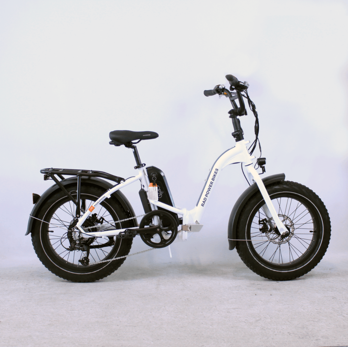 Vélo électrique pliant Rad Power Bikes RadExpand 5 blanc