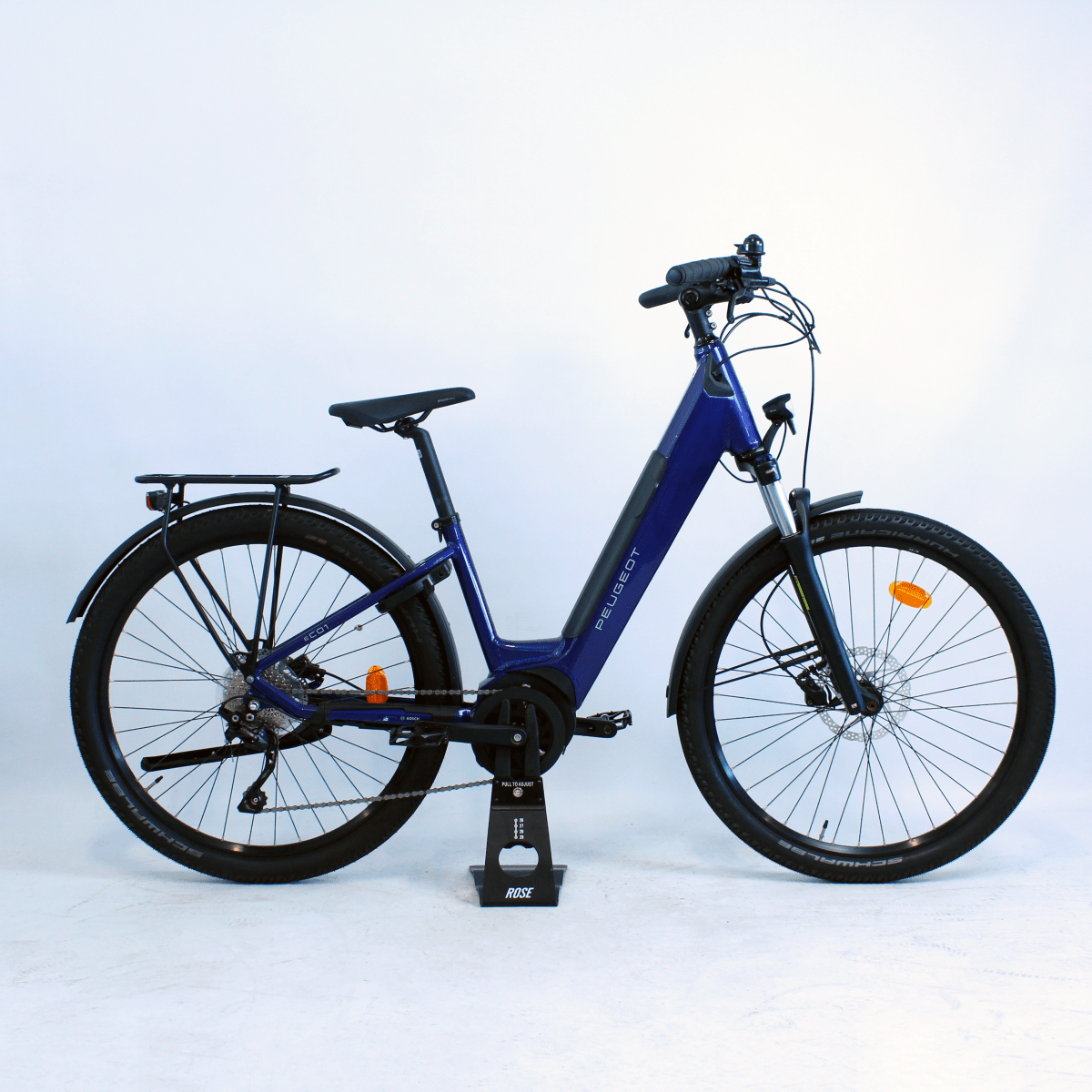 Velo bleu electrique sale