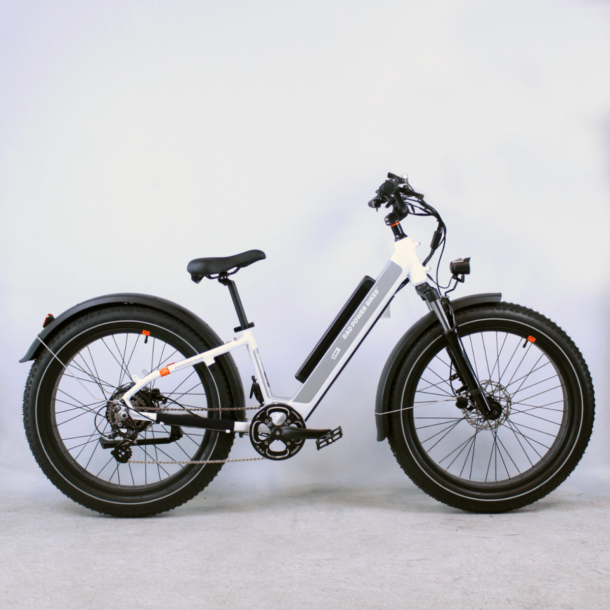Vélo électrique Rad Power Bikes RadRhino 6 Plus Step-Thru blanc