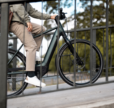 un vélo électrique Decathlon