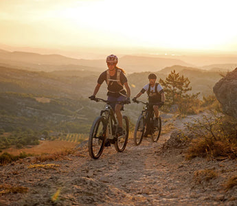 VTT dans les montagnes