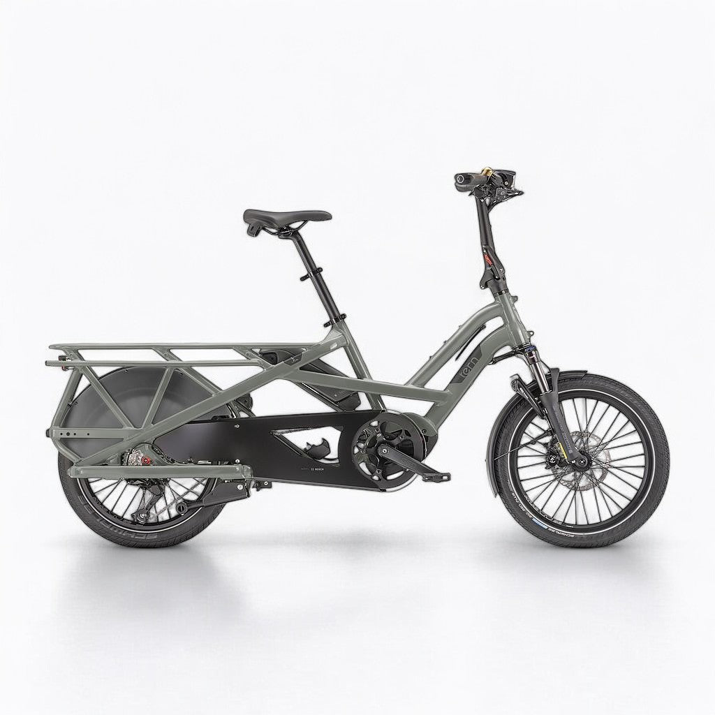 Vélo longtail électrique Tern GSD S10 gris (équipé)