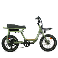 Vélo cargo électrique Elwing Yuvy compact vert