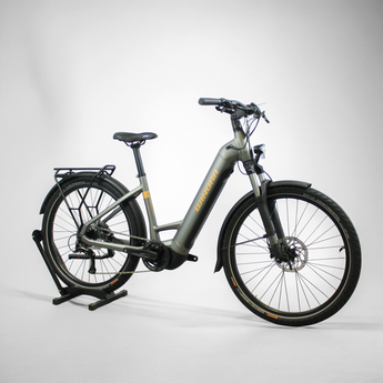 VTC électrique Winora Yucatan X8 Low gris