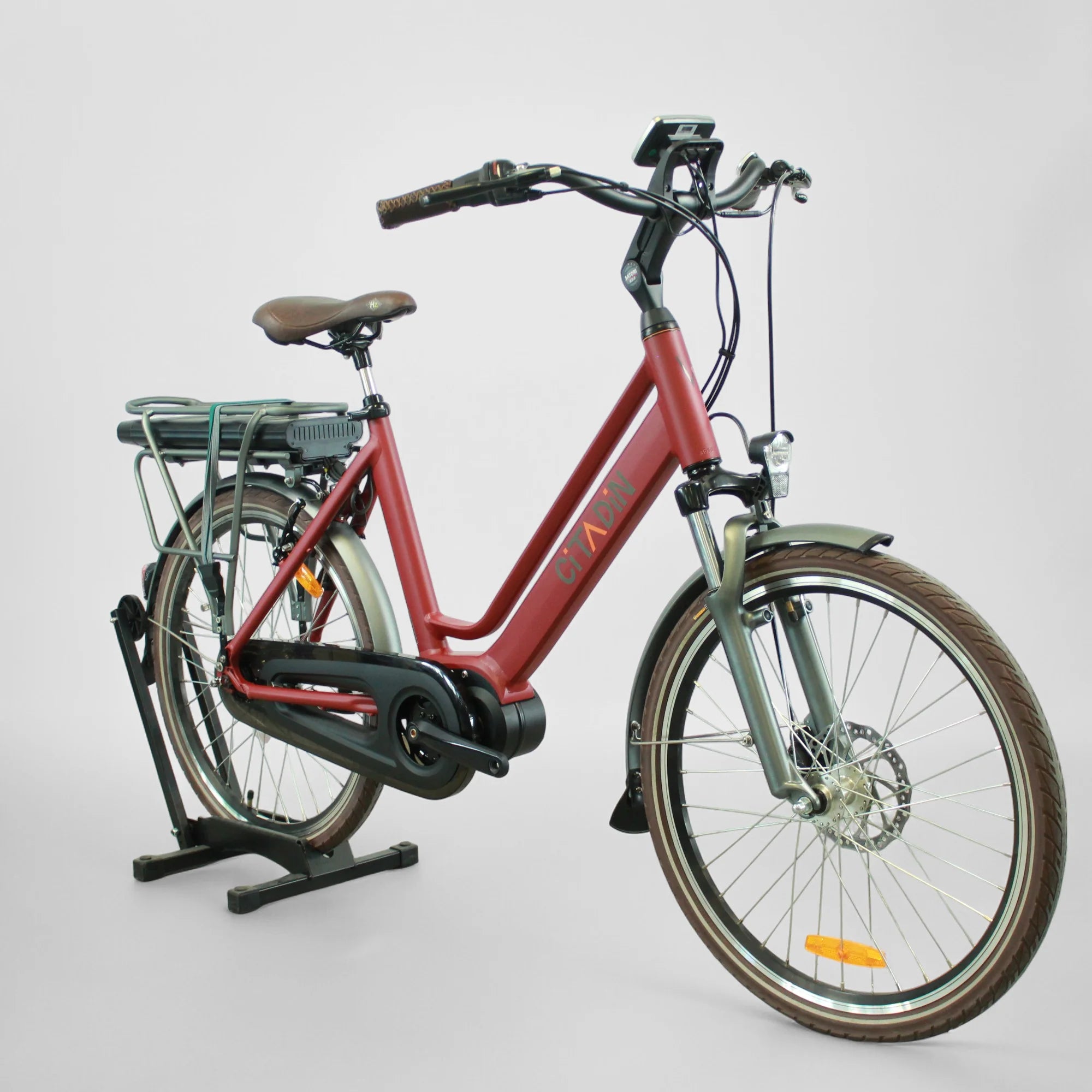 Vélo électrique Virage Citadin rouge 26"