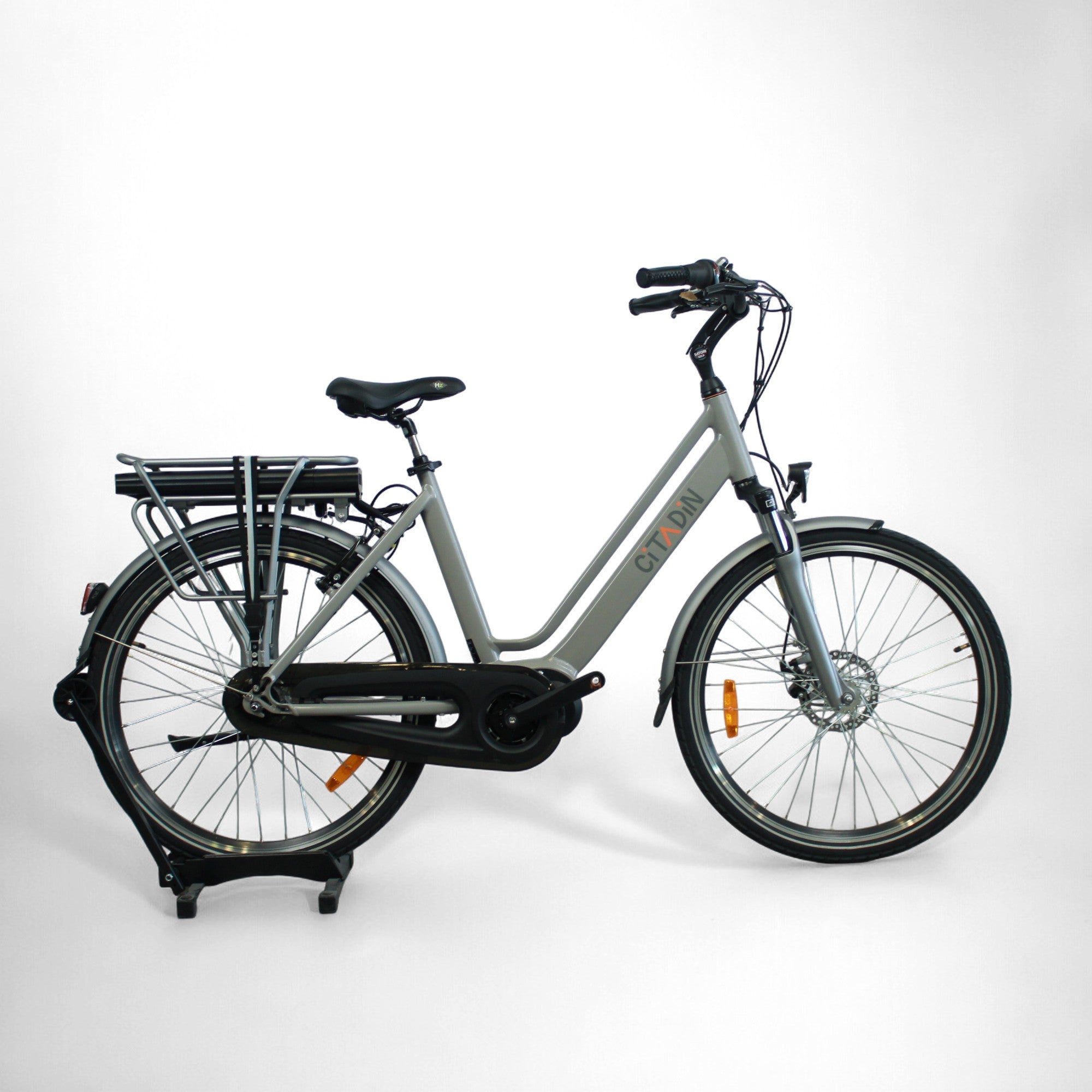 Vélo électrique Virage Citadin gris 26"