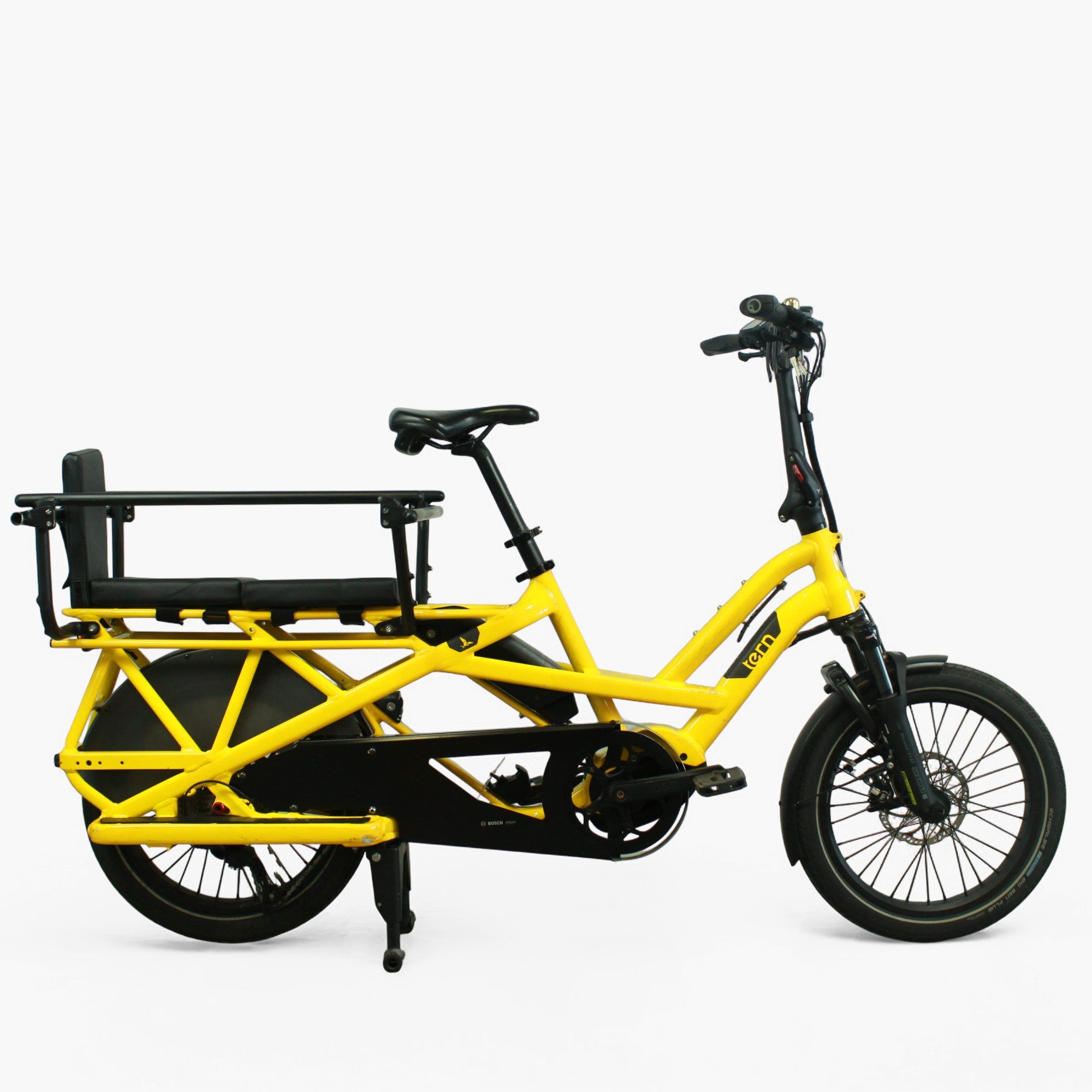 Vélo longtail électrique Tern GSD S10 LR Jaune (équipé)