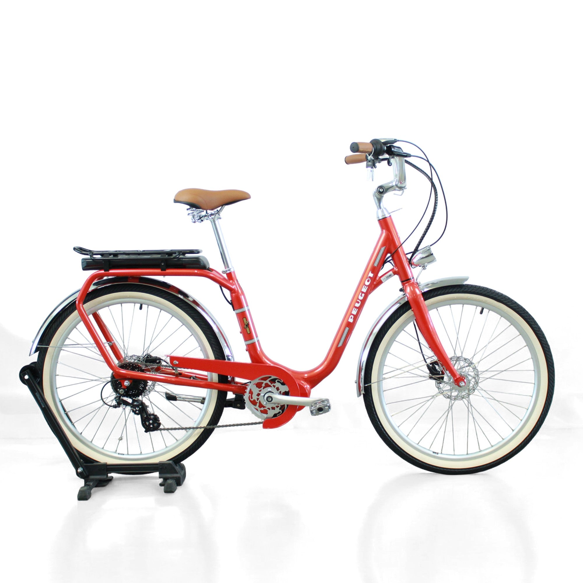 Vélo électrique Peugeot eLC01 eLegend 2023 rouge