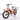 Longtail électrique Rad Power Bikes RadWagon orange (équipé)