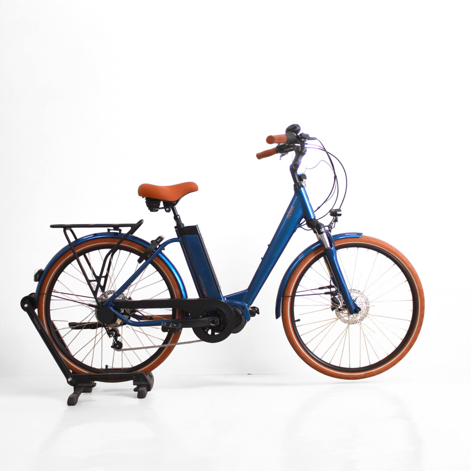 Vélo électrique O2 Feel IVog City Boost 6.1 bleu