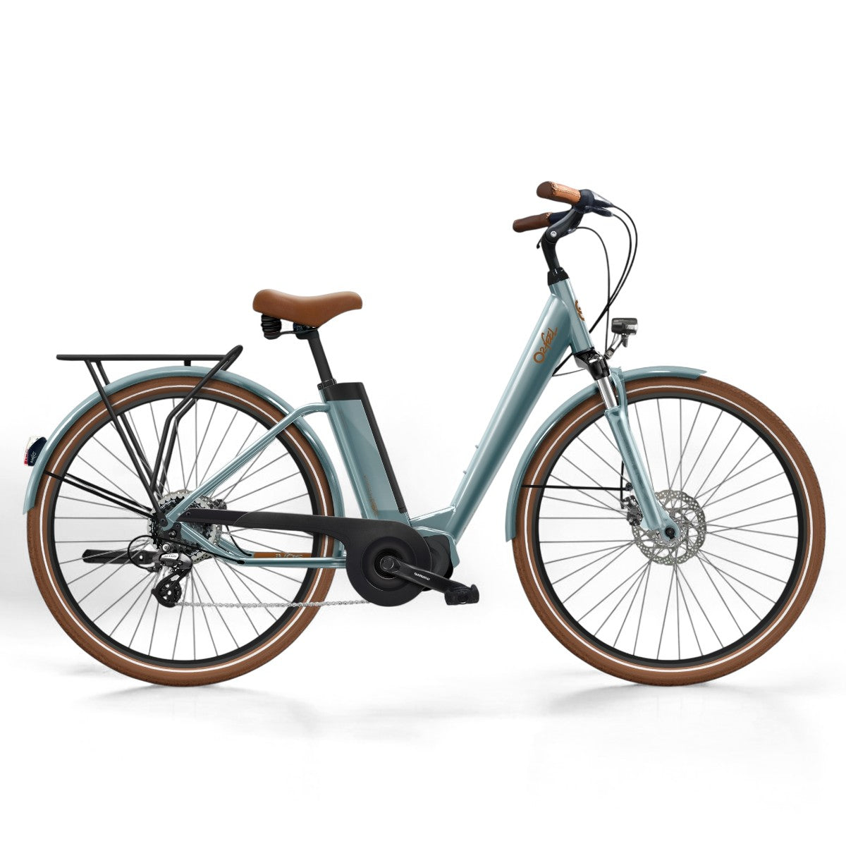 Vélo électrique O2 Feel Ivog city up 5.1 gris perle