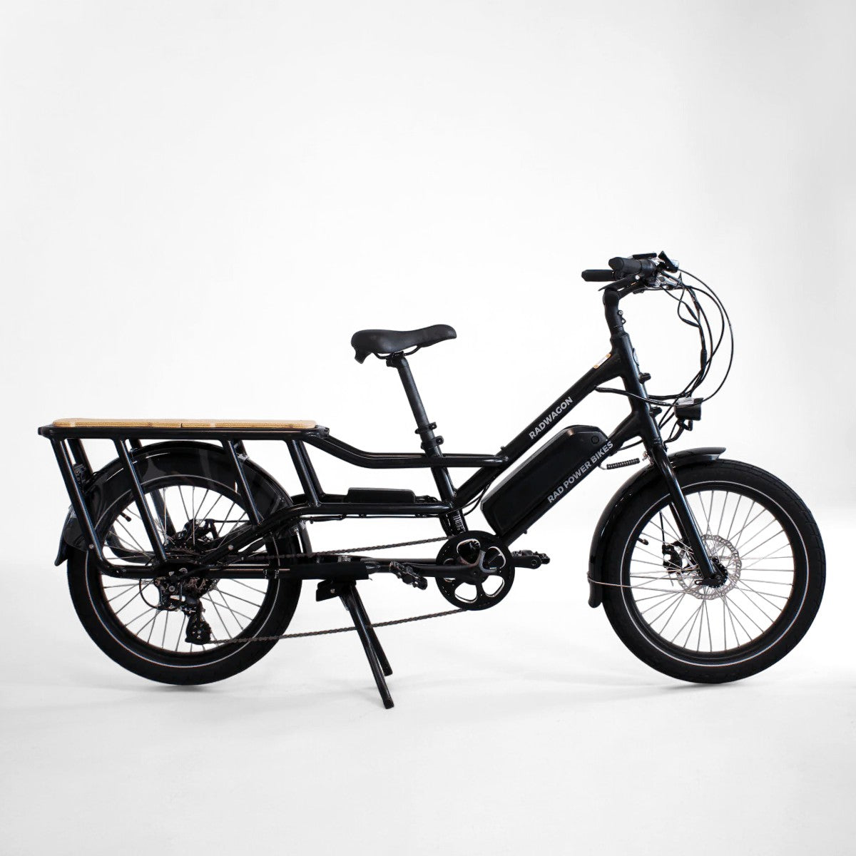 Vélo cargo Rad Power Bikes RadWagon 4 noir (+ Caboose LOEWI)