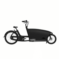 Vélo Cargo électrique Riese & Müller Urban Arrow Family Noir