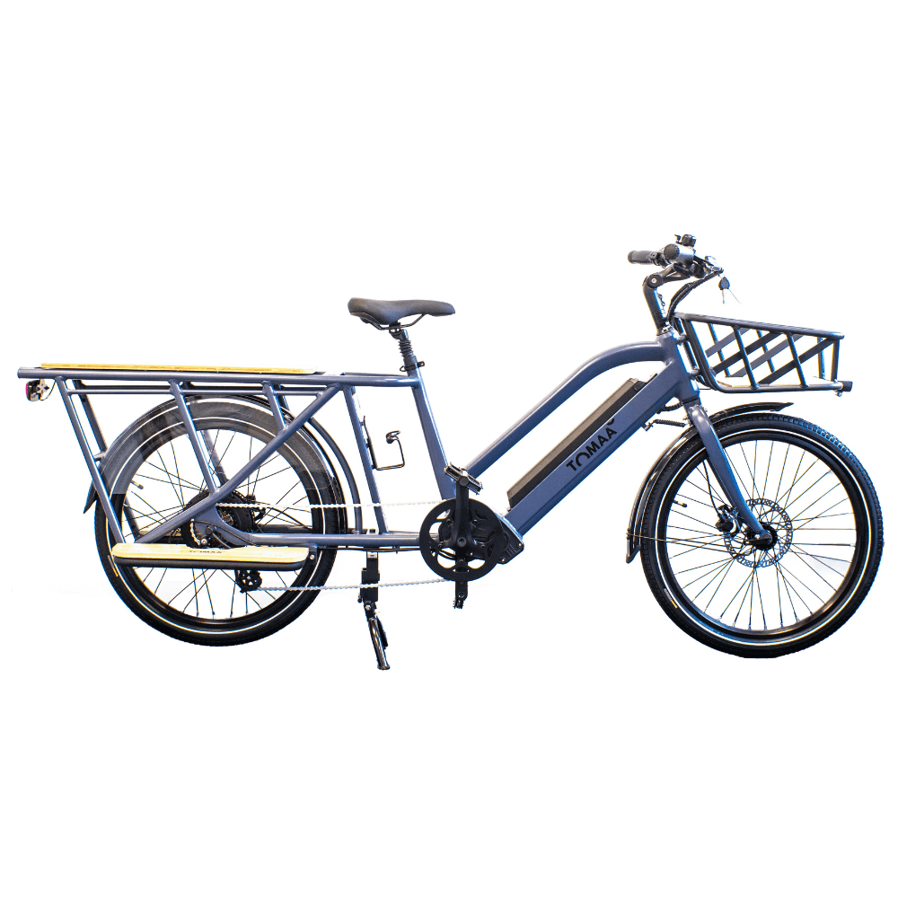 Vélo Cargo électrique TOMAA Bleu | LOEWI
