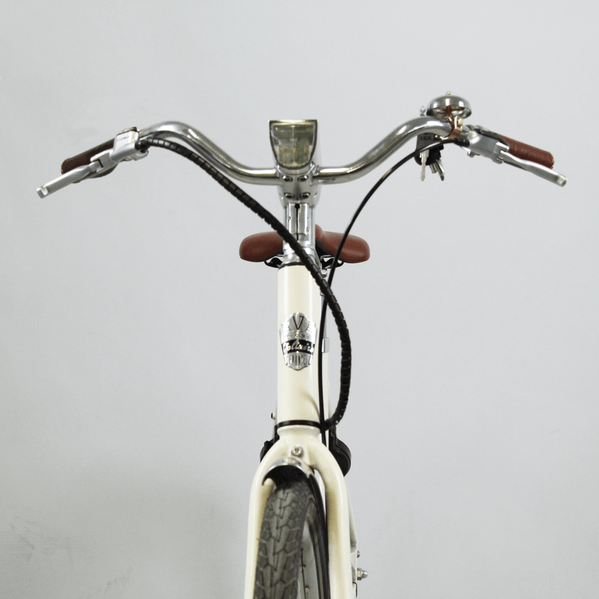 Vélo électrique reconditionné Courcelles beige | LOEWI