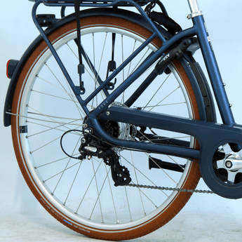 VELO DE VILLE ELECTRIQUE ELOPS 900 E CADRE BAS BLEU MARINE ELOPS | Decathlon VELO DE VILLE ELECTRIQUE ELOPS 900 E CADRE BAS BLEU MARINE ELOPS | Decathlon
