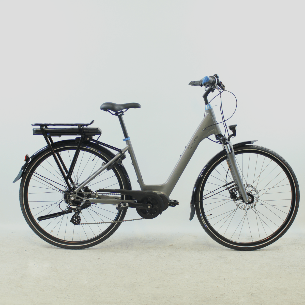 Vélo électrique reconditionné Organ'E bike gris | LOEWI