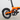 Vélo pliant électrique Eovolt City 4 Speed orange