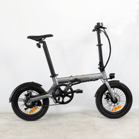 Vélo pliant électrique Eovolt City 4 Speed gris & bleu
