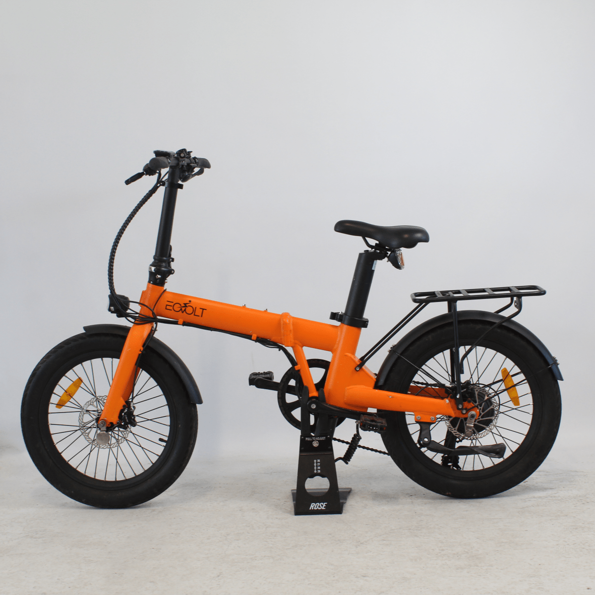 Vélo pliant électrique reconditionné Confort orange | LOEWI